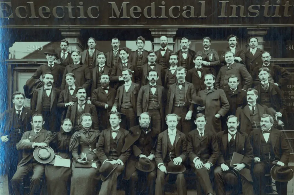 Historical image of Eclectic physicians, the nineteenth-century American medical movement that built a complete system of plant medicine