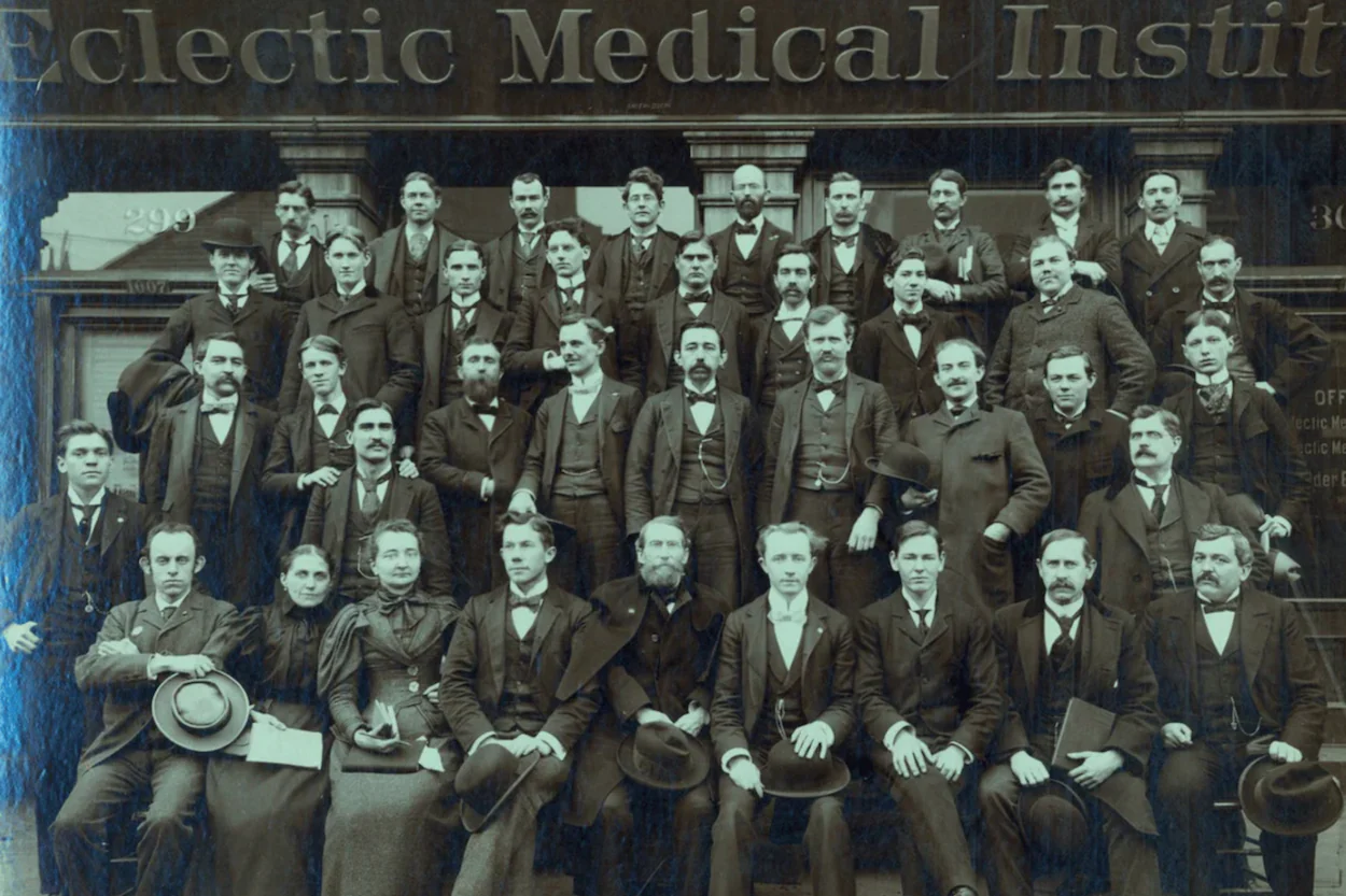 Historical image of Eclectic physicians, the nineteenth-century American medical movement that built a complete system of plant medicine